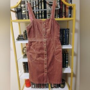 Mauve Soft Corduroy Maeve Dress